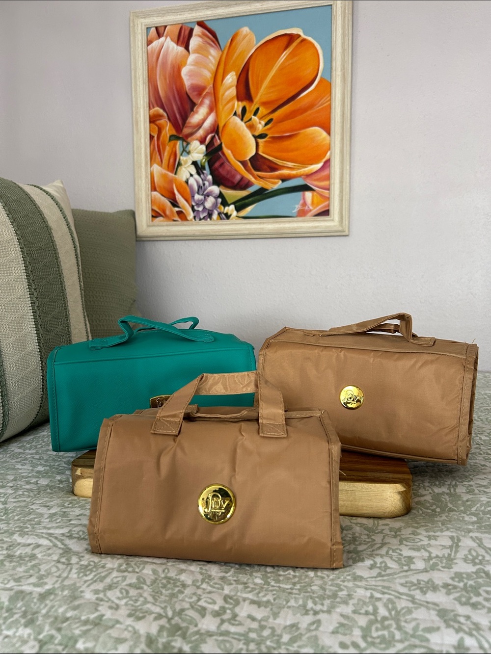 Better Beauty Case: Hanging Travel Toiletry Organizers - Set of 3